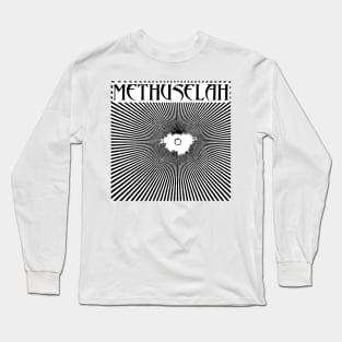 Meshuggah Album Cover Parody Methuselah Metal Logo Long Sleeve T-Shirt